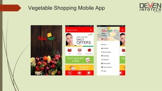Vegetable Shopping Mobile App
 