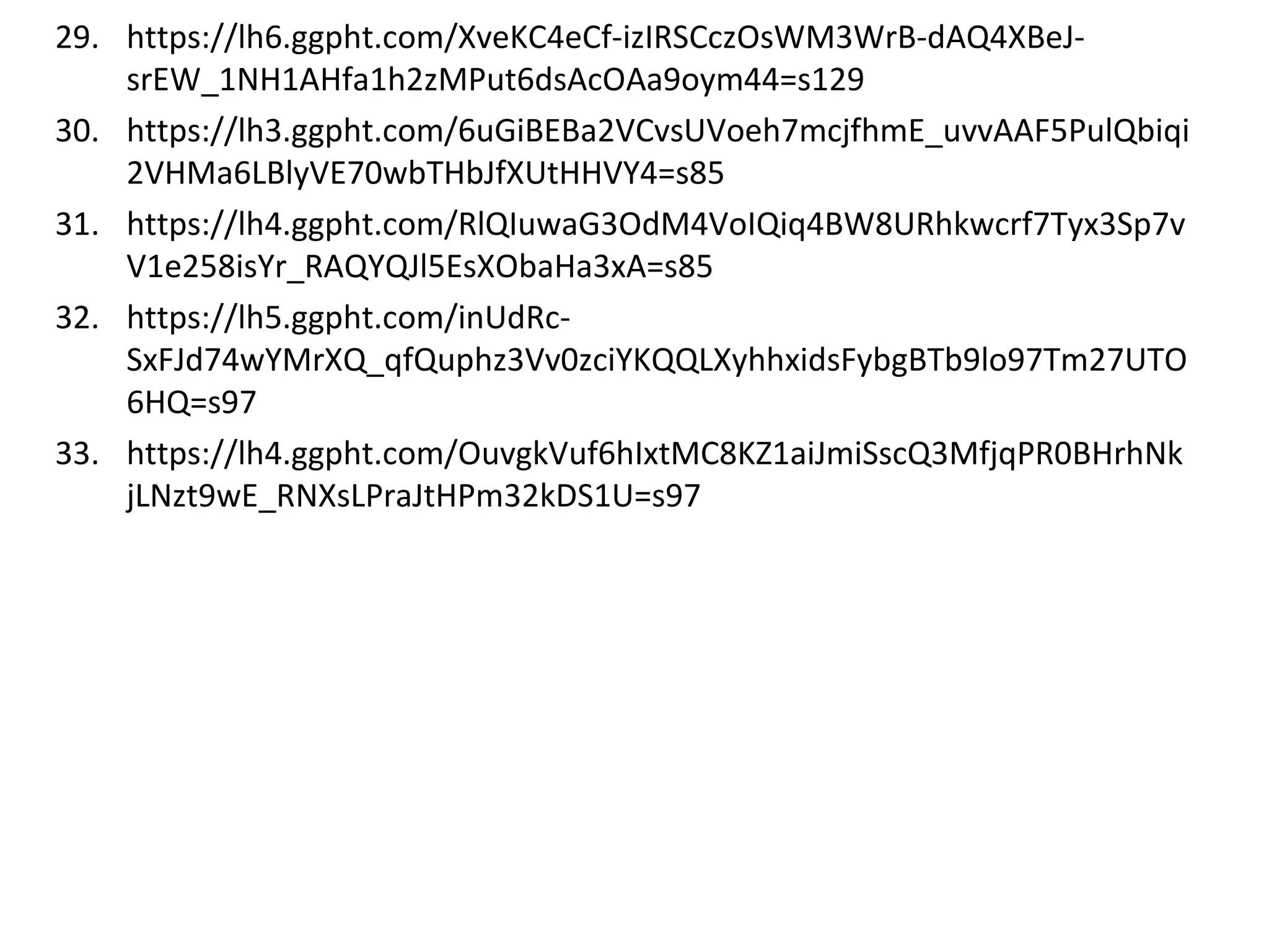 29. https://lh6.ggpht.com/XveKC4eCf-izIRSCczOsWM3WrB-dAQ4XBeJ-
srEW_1NH1AHfa1h2zMPut6dsAcOAa9oym44=s129
30. https://lh3.ggpht.com/6uGiBEBa2VCvsUVoeh7mcjfhmE_uvvAAF5PulQbiqi
2VHMa6LBlyVE70wbTHbJfXUtHHVY4=s85
31. https://lh4.ggpht.com/RlQIuwaG3OdM4VoIQiq4BW8URhkwcrf7Tyx3Sp7v
V1e258isYr_RAQYQJl5EsXObaHa3xA=s85
32. https://lh5.ggpht.com/inUdRc-
SxFJd74wYMrXQ_qfQuphz3Vv0zciYKQQLXyhhxidsFybgBTb9lo97Tm27UTO
6HQ=s97
33. https://lh4.ggpht.com/OuvgkVuf6hIxtMC8KZ1aiJmiSscQ3MfjqPR0BHrhNk
jLNzt9wE_RNXsLPraJtHPm32kDS1U=s97
 
