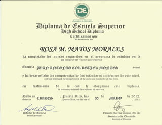 Diploma de Escuela Superior-2012
