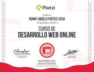 Curso de Desarrollo Web Online