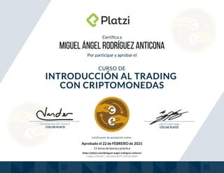 Introduccion al trading con criptomonedas