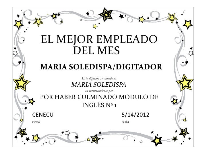 diploma1 formato reconocimiento empleado del mes