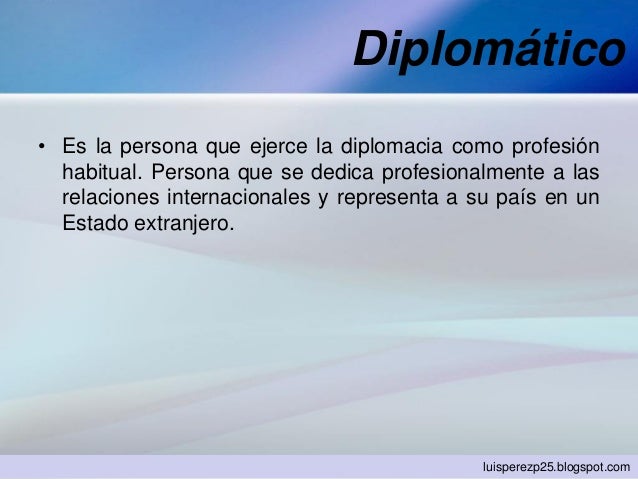 Diplomacia y protocolo