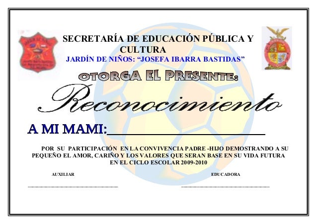 diploma convivencia deportiva formatos de reconocimientos deportivos