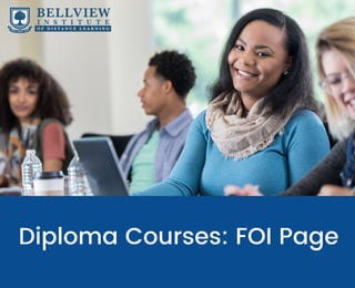 Diploma Courses: FOI Page
 