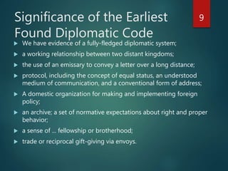 Diplomatic Service Code DIPLOMACY | PPTX