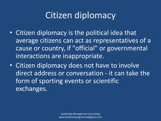 Diplomacy defined