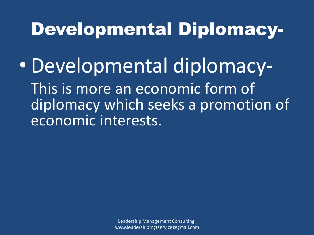 Diplomacy Defined