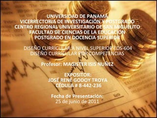 UNIVERSIDAD DE PANAMÁ FACULTAD DE ADMINISTRACIÓN DE EMPRESAS Y CONTABILIDAD ESCUELA DE CONTABILIDAD LICENCIATURA EN CONTABILIDAD ,[object Object],[object Object],[object Object],[object Object],[object Object],[object Object],[object Object],[object Object],[object Object],[object Object],[object Object],[object Object]