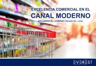 EXCELENCIA  COMERCIAL  EN  EL
CANAL  MODERNO
DIPLOMADO  IN  – COMPANY  (Versión On  -­ Line)
 