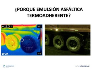 ¿PORQUE EMULSIÓN ASFÁLTICA
TERMOADHERENTE?
 