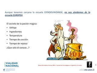 Aunque tenemos cercana la escuela ESTADOUNIDANSE, no nos olvidemos de la
escuela EUROPEA
 