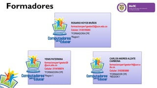 Formadores
 