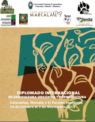 Diplomado de #agricultura #orgánica, #Honduras, 2014