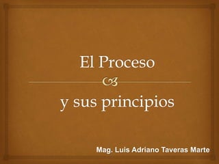 Mag. Luis Adriano Taveras Marte
 