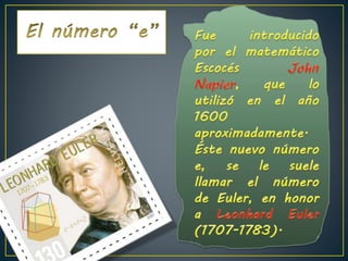 Número "e"