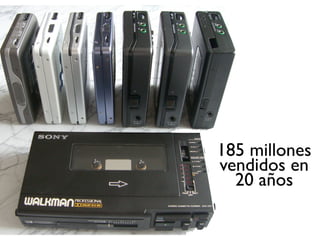 185 millones 
vendidos en 
20 años 
 