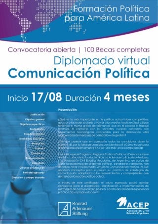 Diplomado virtual Comunicación Política - ACEP KAS 2015