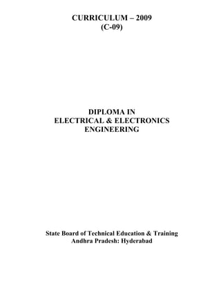 Diploma eee curriculum-09 | PDF