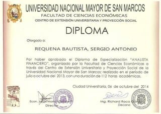 Diploma  especialización_analista_financiero_unmsm_102014-_sergio_requena[2]