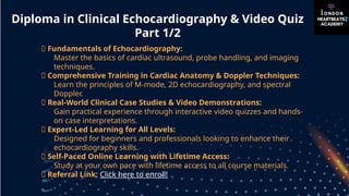 Diploma in Clinical Echocardiography & Video Quiz (Part 1/2) – London ...