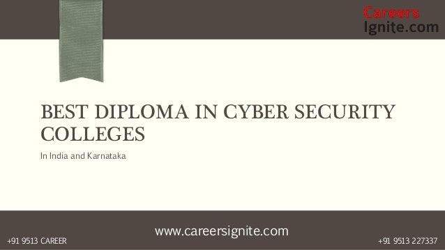 Diploma in Cyber Security Courses, Colleges, Eligibility