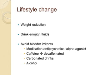 Urinary incontinence management | PPT