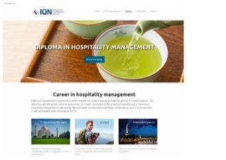 Diploma in hospitality management 