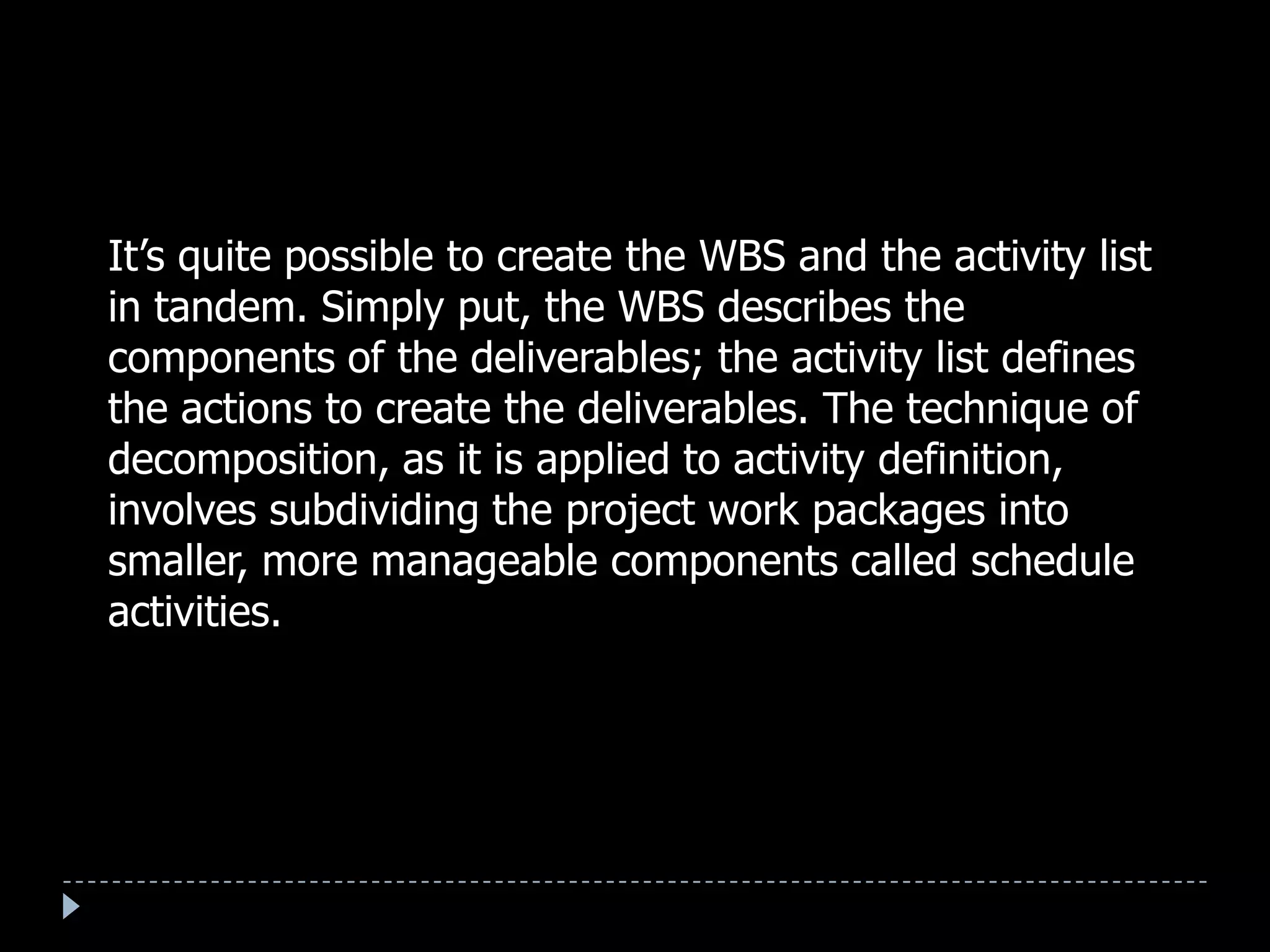 Diploma In Project Management How To Create A Work Breakdown