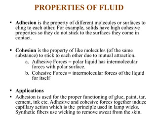Diploma mechanical iv hhm u i introduction to fluid | PPTX