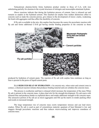 INVESTIGATION ON FLY ASH AS A PARTIAL CEMENT REPLACEMENT IN CONCRETE | PDF