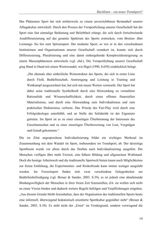 Diplomarbeit Slackline