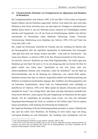 Diplomarbeit Slackline