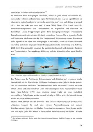 Diplomarbeit Slackline