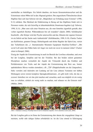 Diplomarbeit Slackline