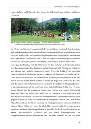 Diplomarbeit Slackline