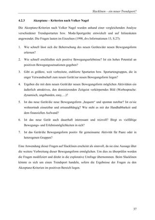 Diplomarbeit Slackline