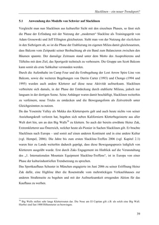 Diplomarbeit Slackline