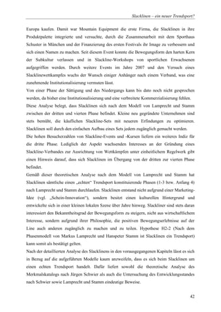 Diplomarbeit Slackline