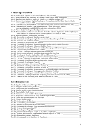 Diplomarbeit Slackline