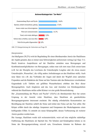 Diplomarbeit Slackline