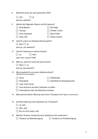 Diplomarbeit Slackline