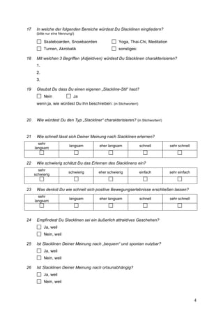 Diplomarbeit Slackline