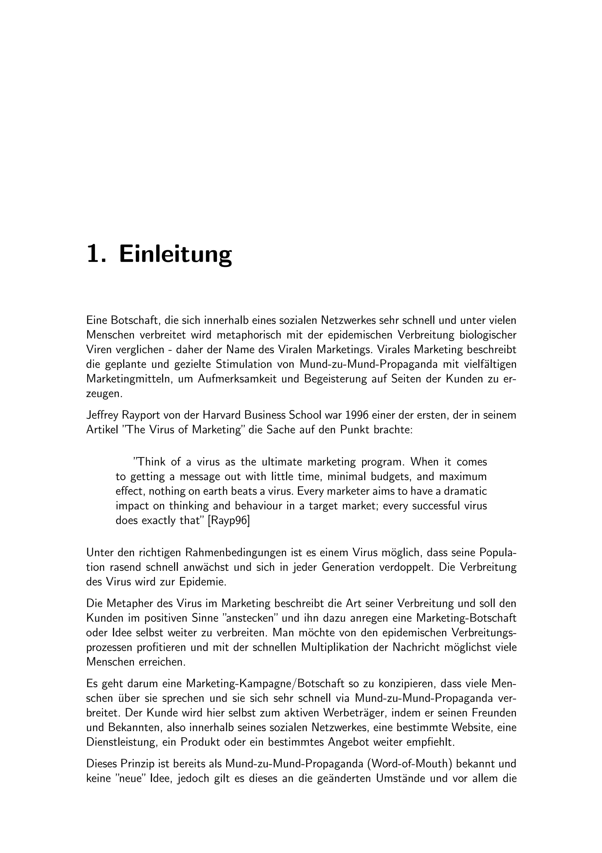 Virales Marketing - Diplomarbeit