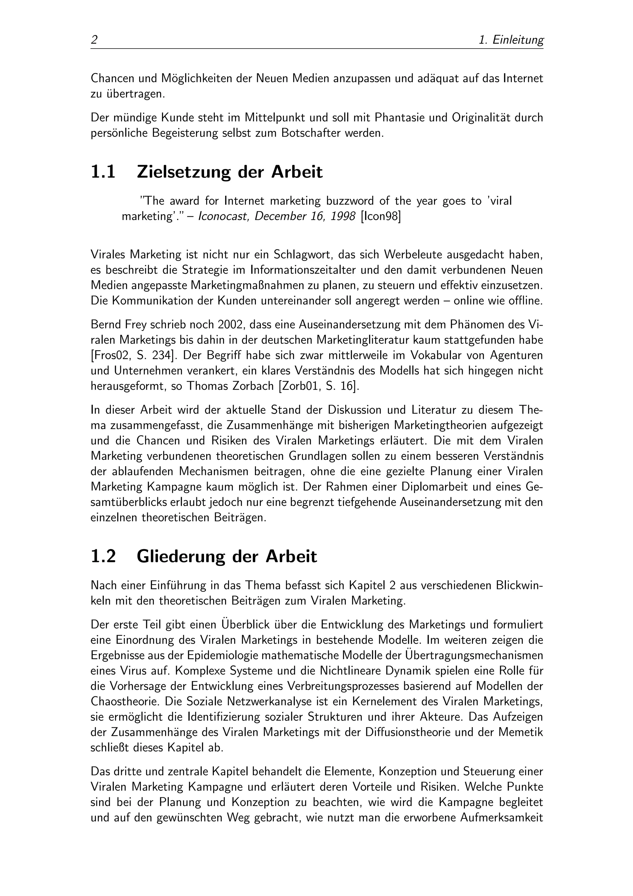 Virales Marketing - Diplomarbeit