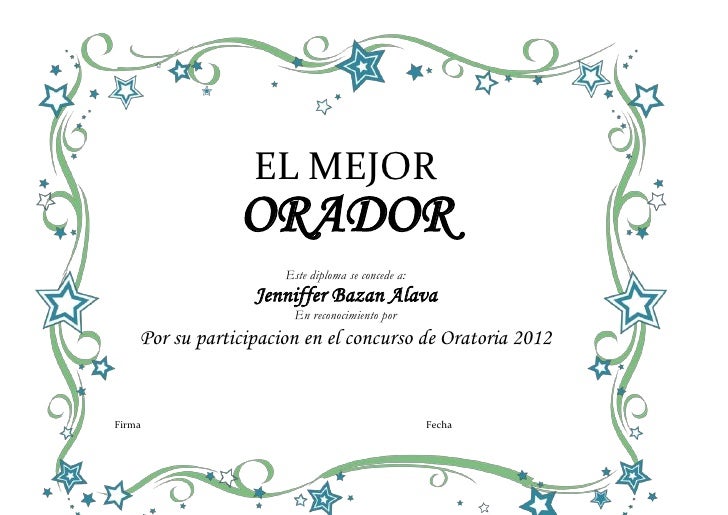 diplomas modelos de reconocimientos