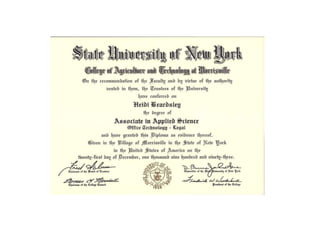 Diplomas And Certificate