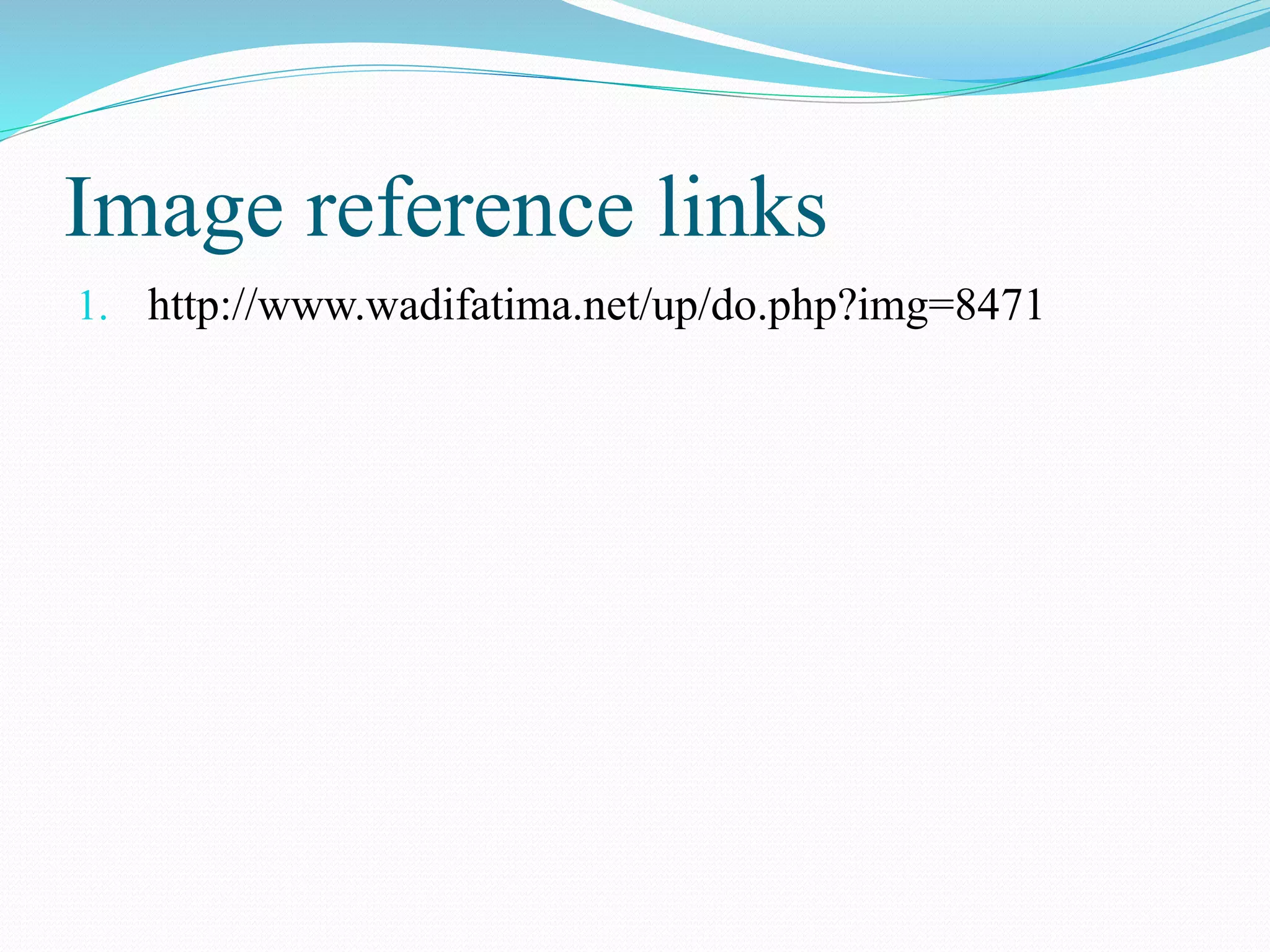 Image reference links
1. http://www.wadifatima.net/up/do.php?img=8471
 