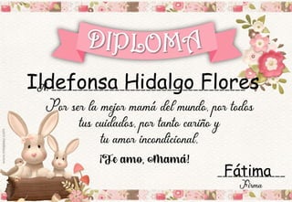 Ildefonsa Hidalgo Flores
Fátima
 