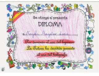 Diplomas en 3ºB